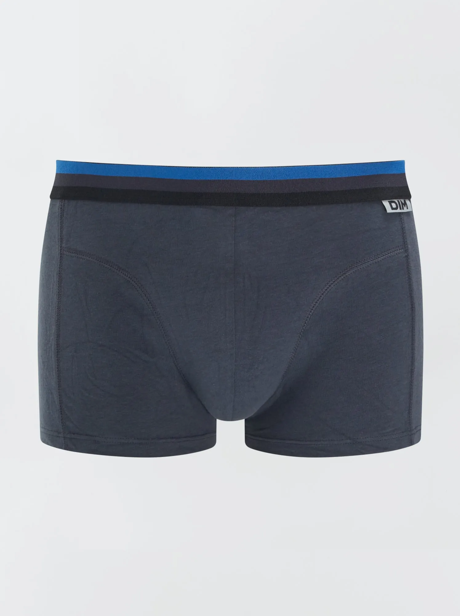 Set di 3 boxer in cotone stretch 'DIM' - BLU