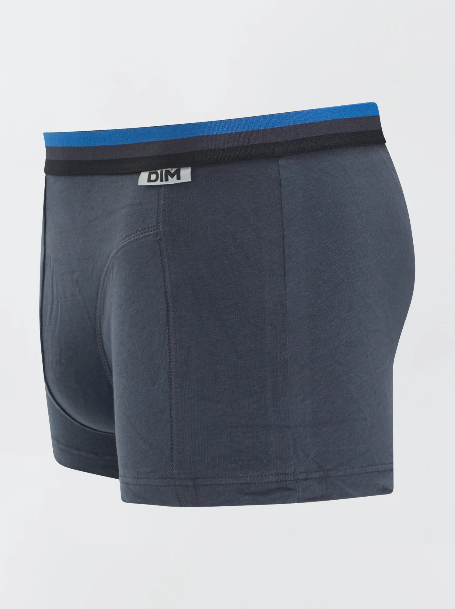 Set di 3 boxer in cotone stretch 'DIM' - BLU