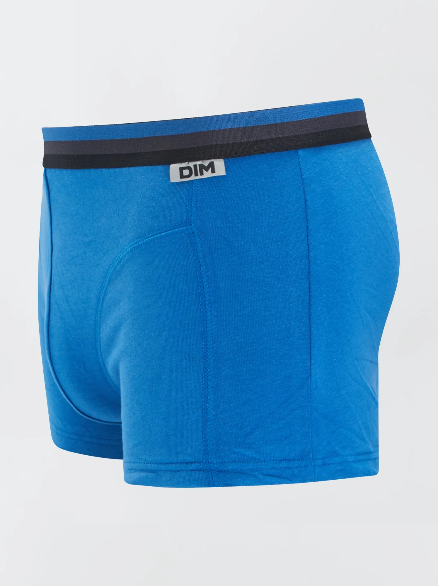 Set di 3 boxer in cotone stretch 'DIM' - BLU