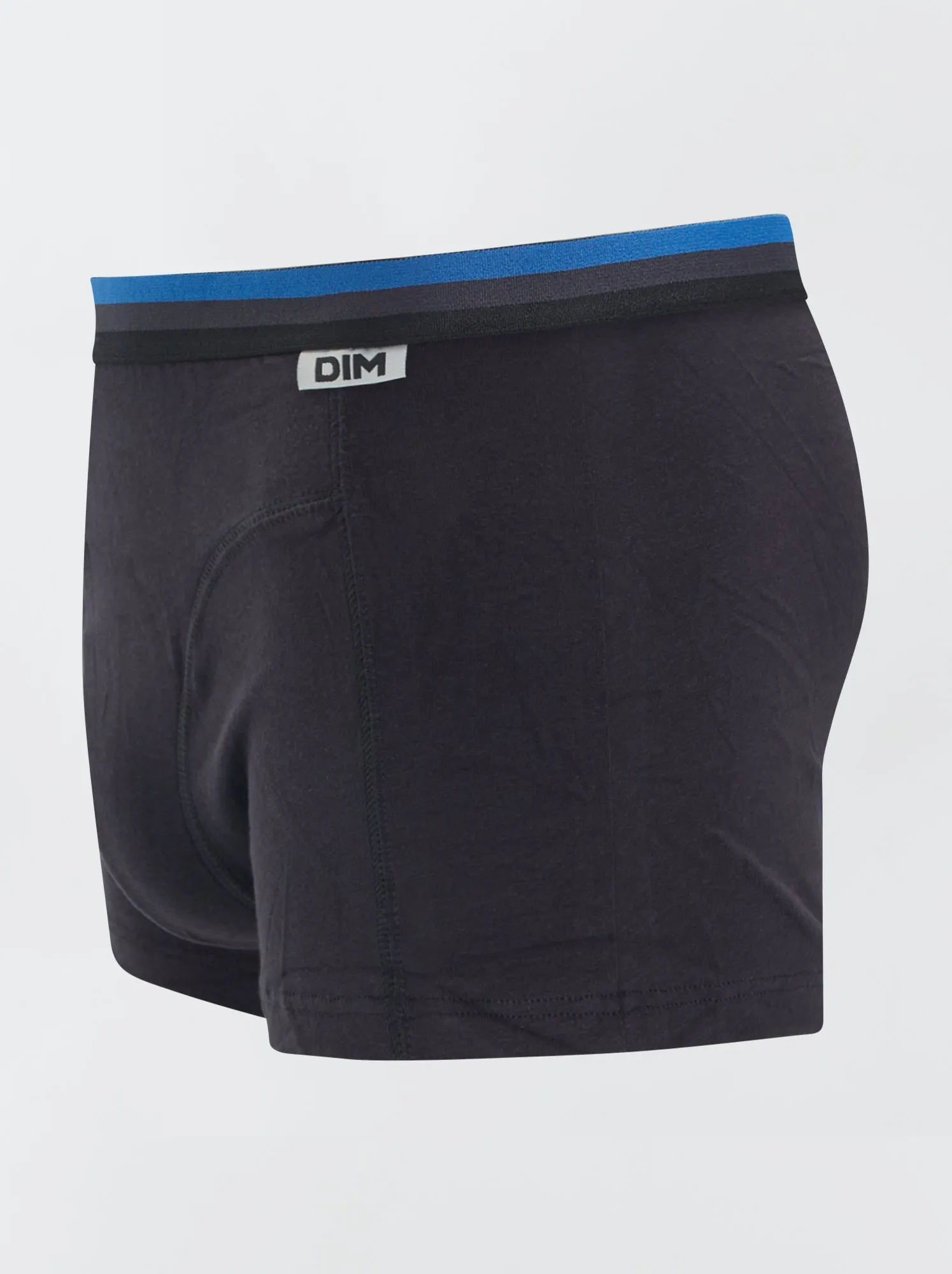 Set di 3 boxer in cotone stretch 'DIM' - BLU