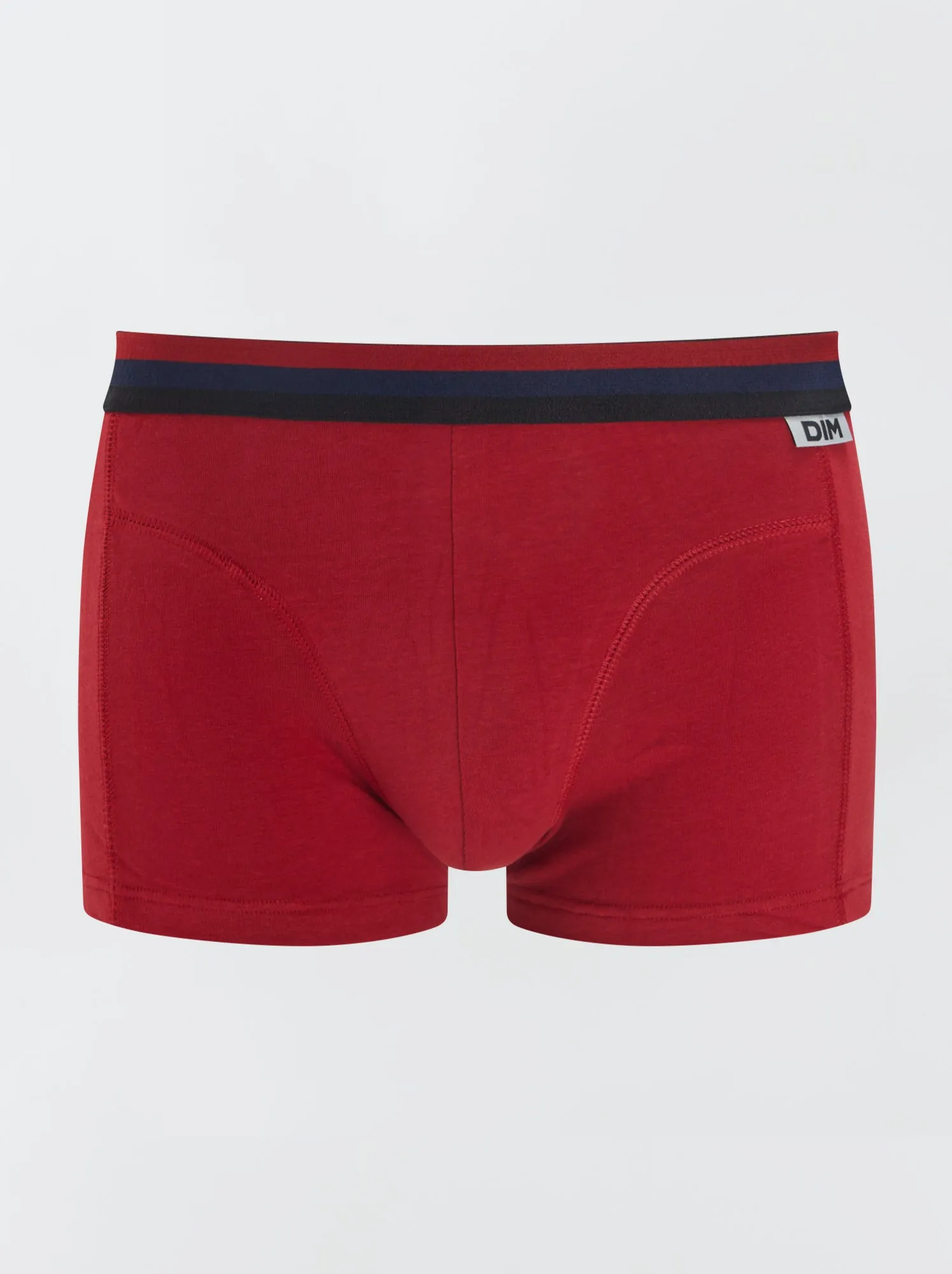 Set di 3 boxer in cotone stretch 'DIM' - ROSSO