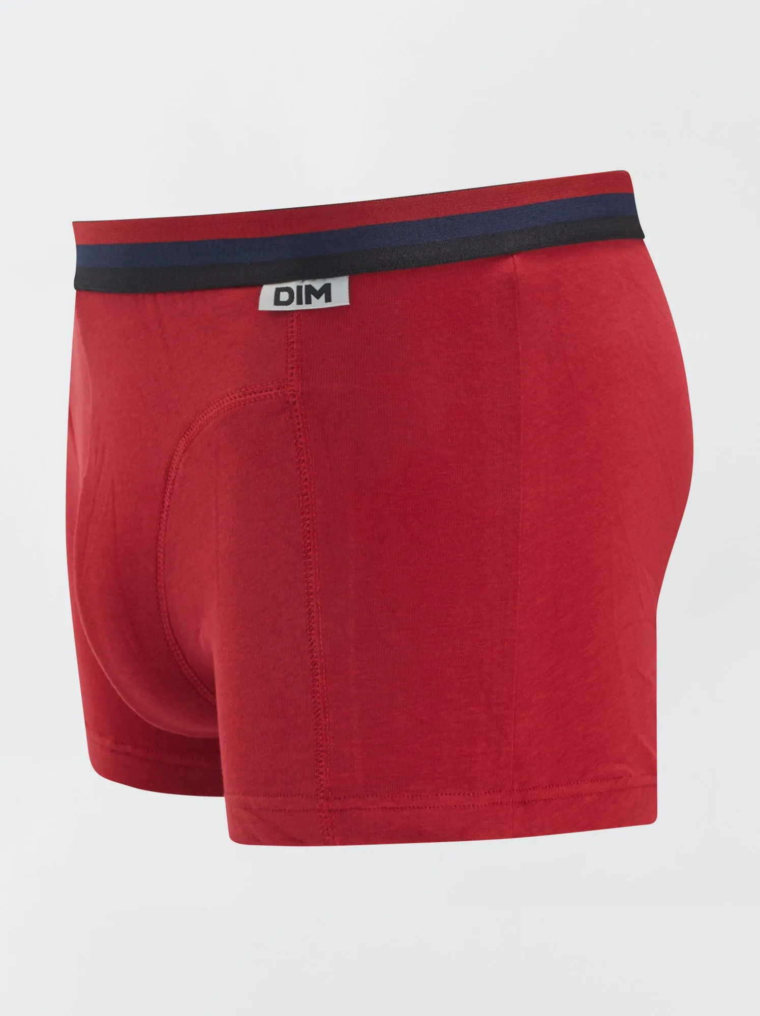 Set di 3 boxer in cotone stretch 'DIM' - ROSSO