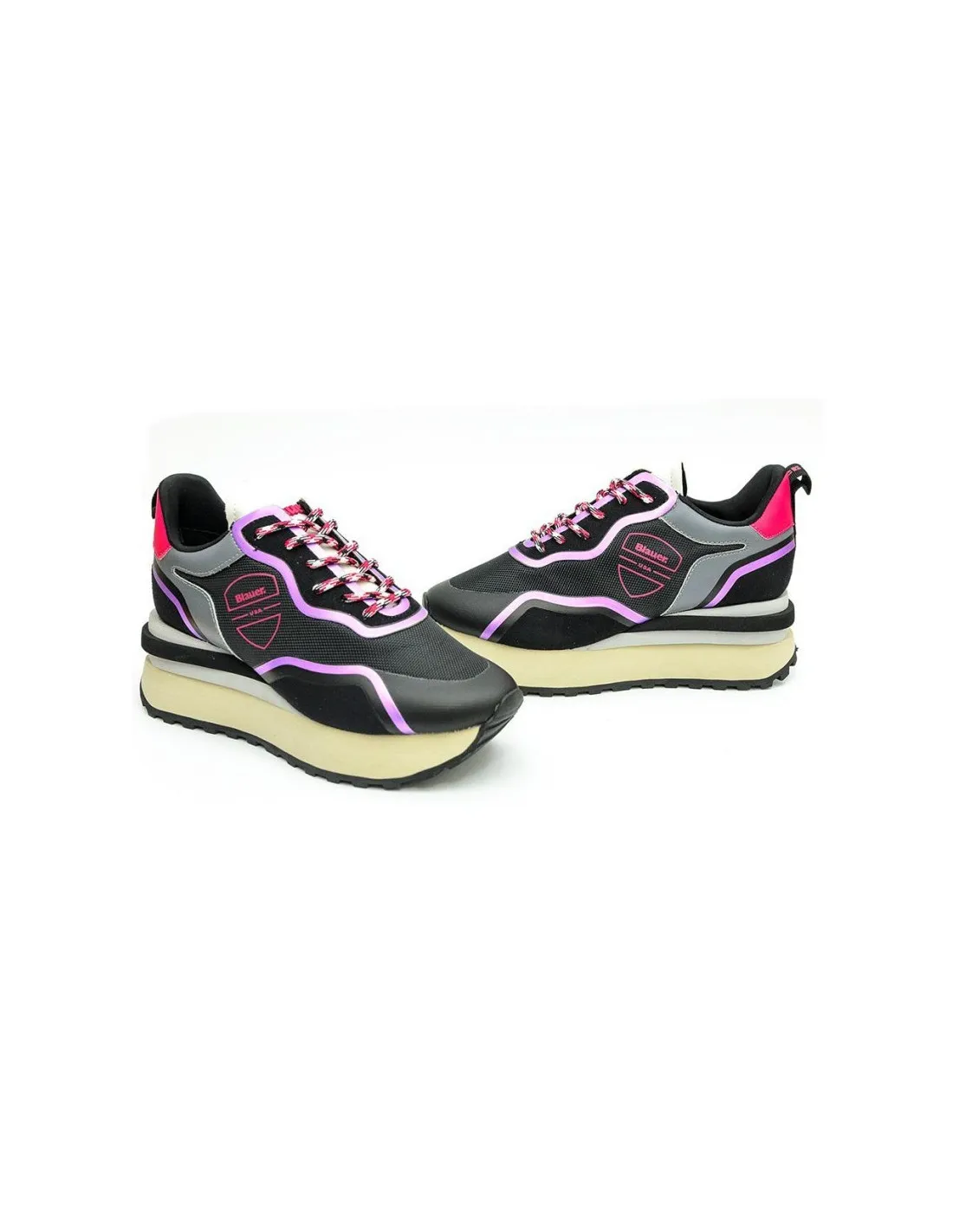 Sneakeers donna Woman Nylon Running Blauer