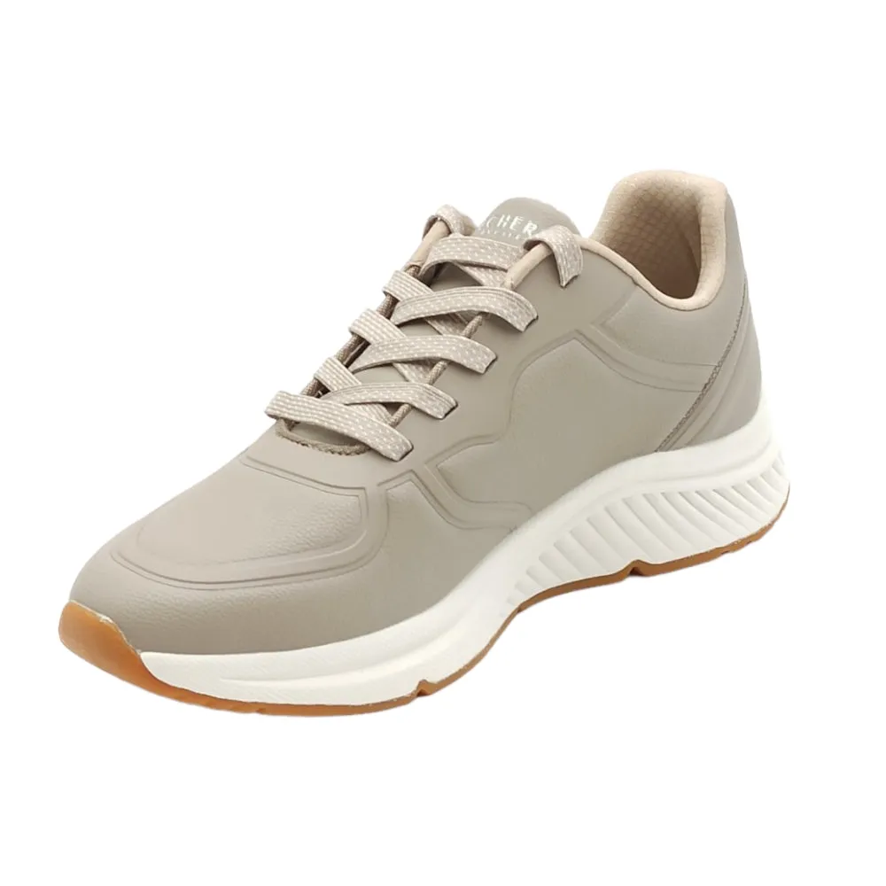 sneaker donna 150570 Taupe Skechers Arch Fit S-Miles-Mi