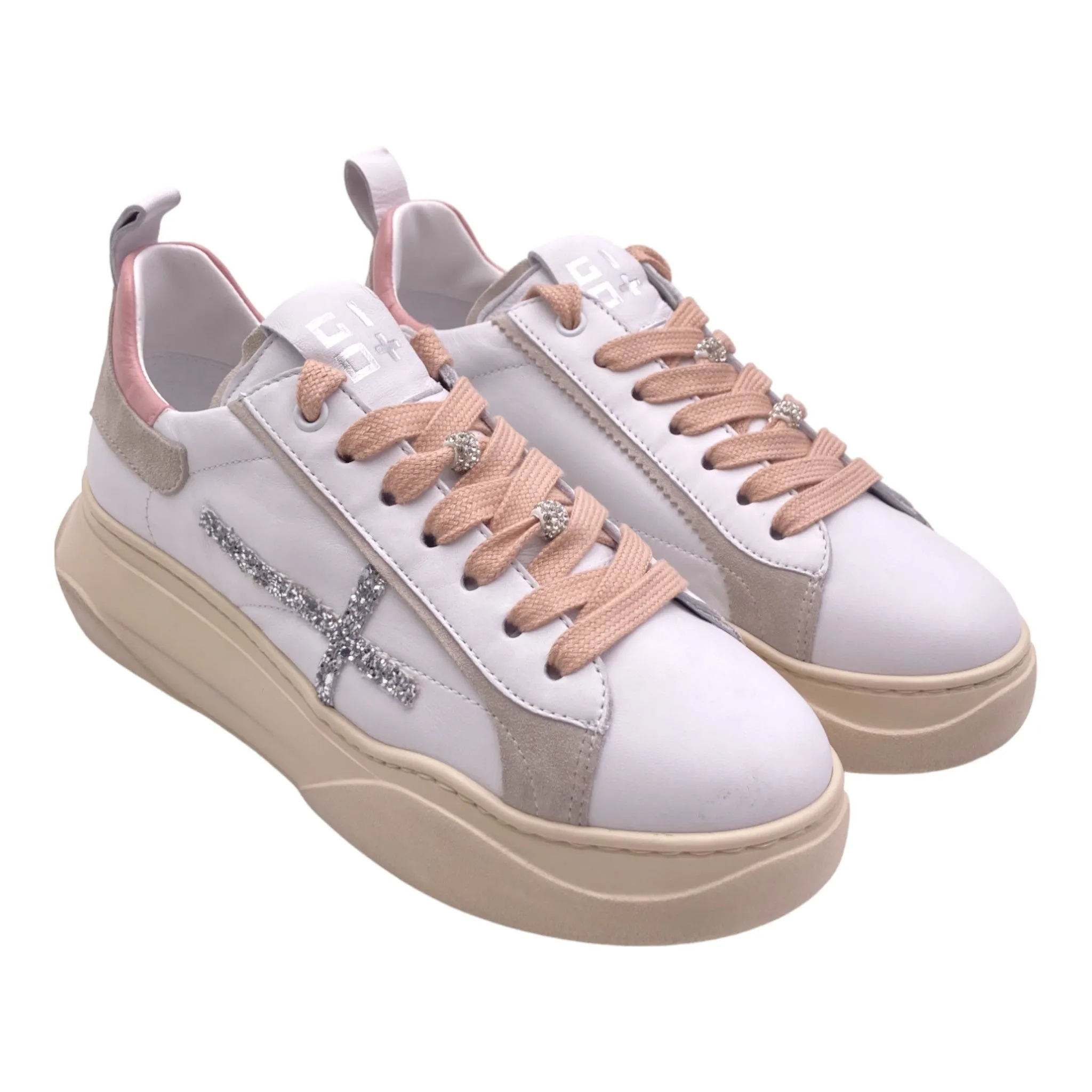 Sneaker Donna GIADA63M Gio+ white/rosa/perla