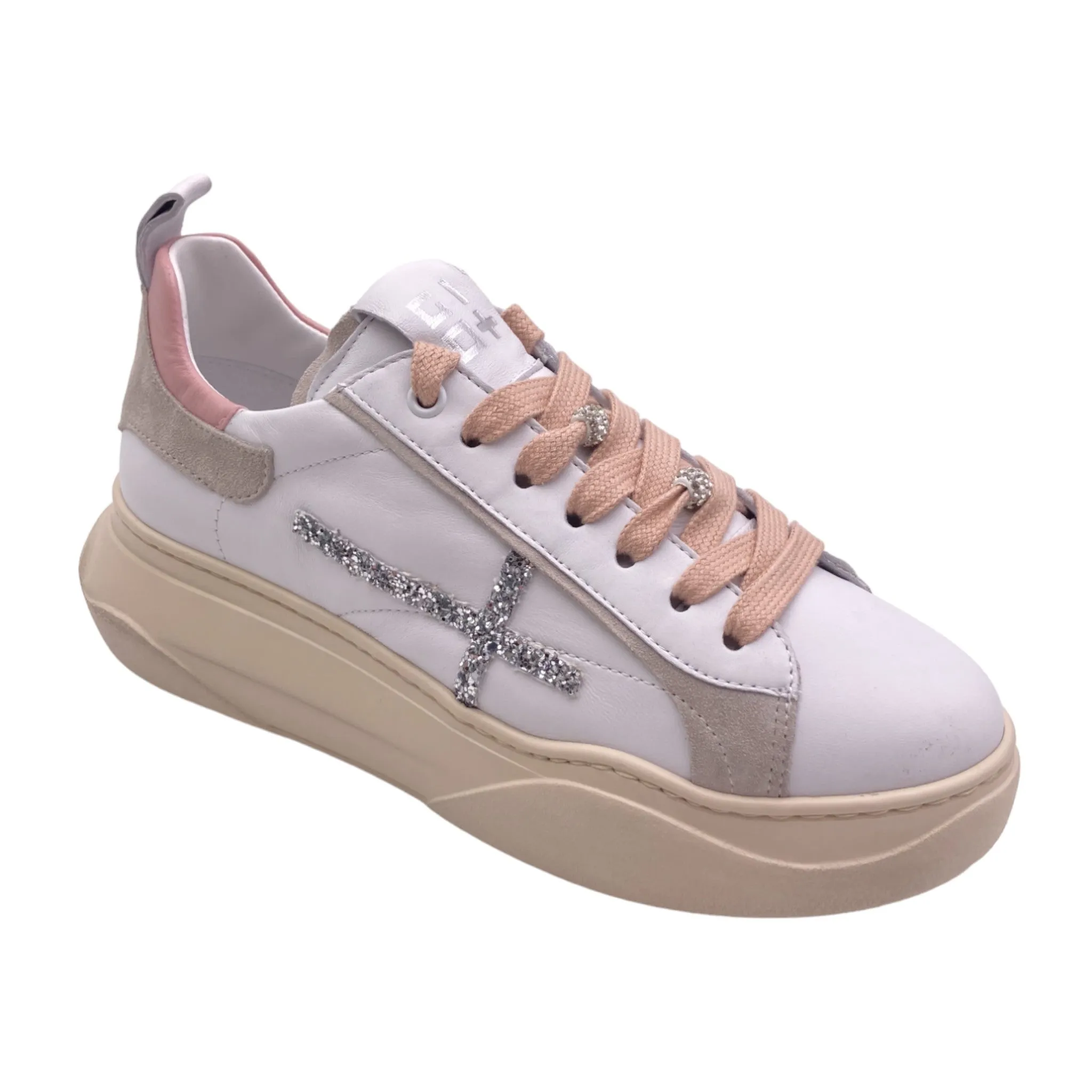 Sneaker Donna GIADA63M Gio+ white/rosa/perla