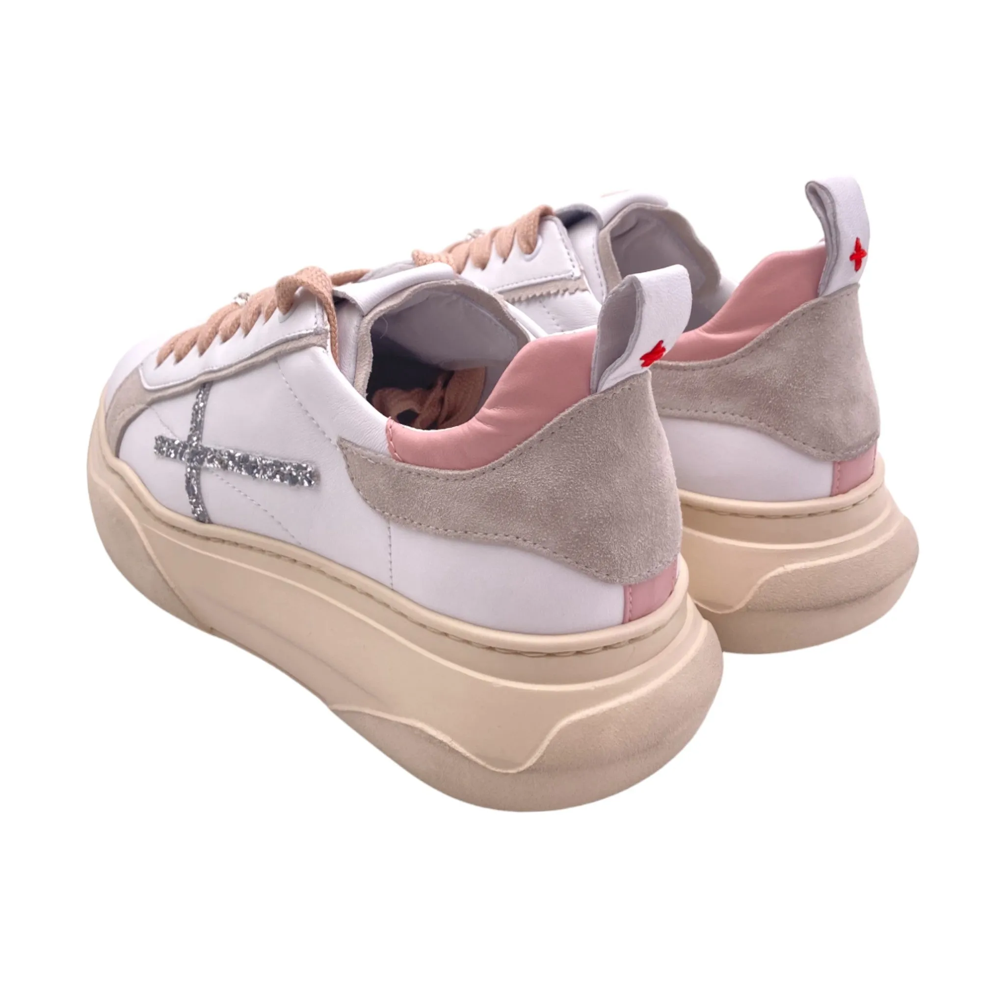 Sneaker Donna GIADA63M Gio+ white/rosa/perla