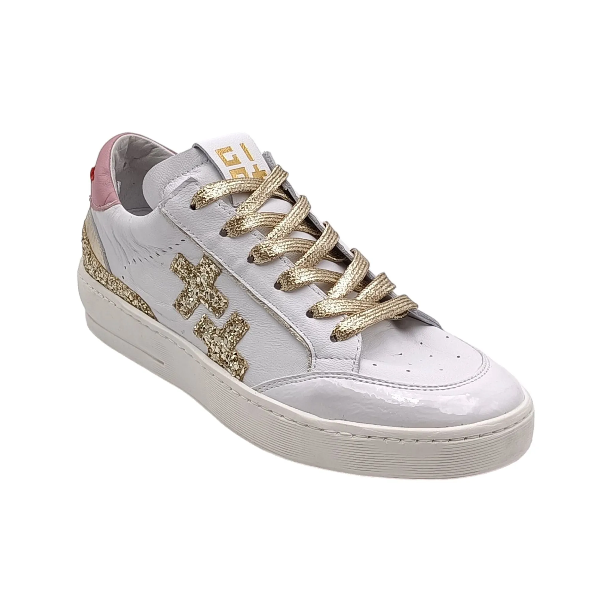 Sneaker Donna Gio+ VITTO 03 Gio white/platino/rosa