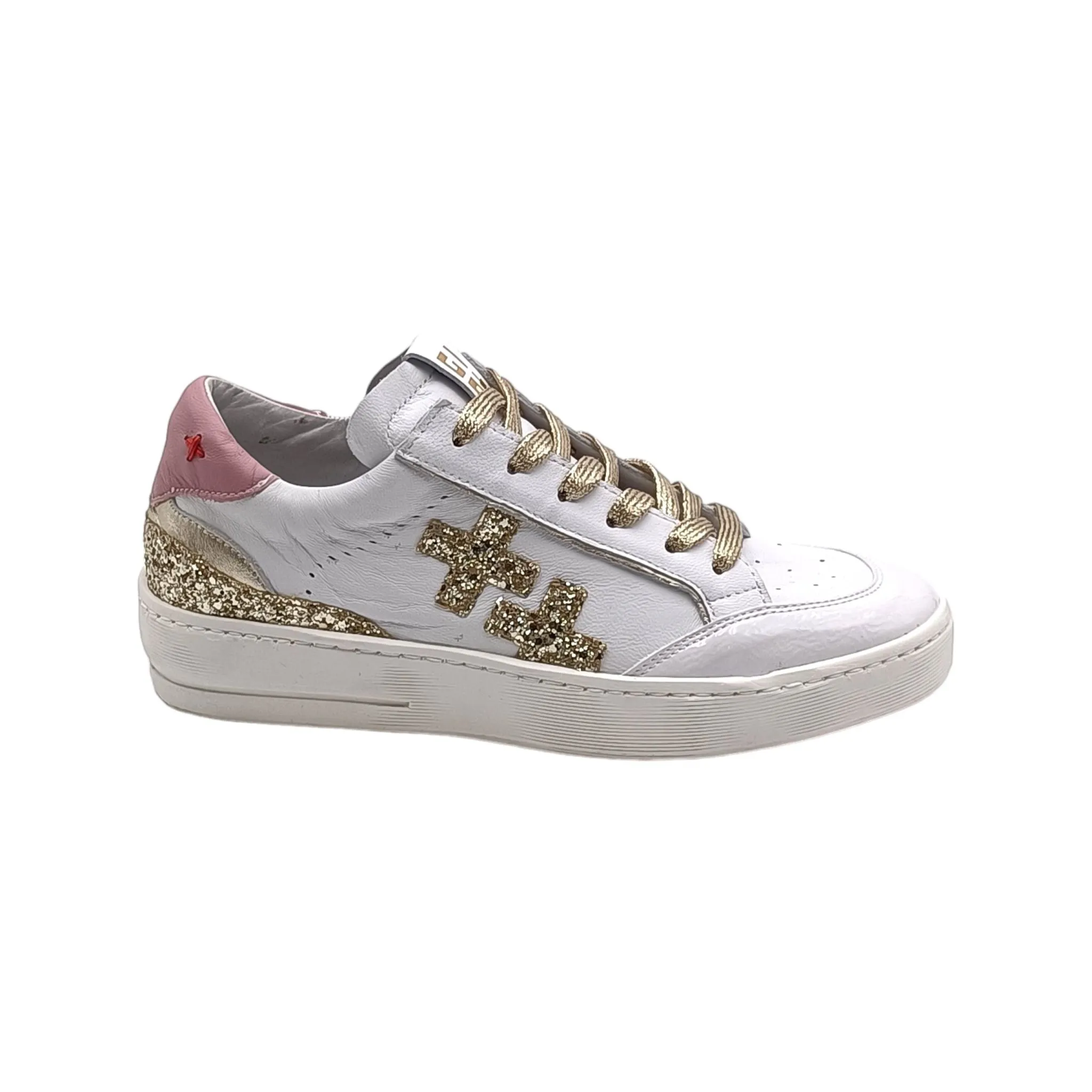 Sneaker Donna Gio+ VITTO 03 Gio white/platino/rosa