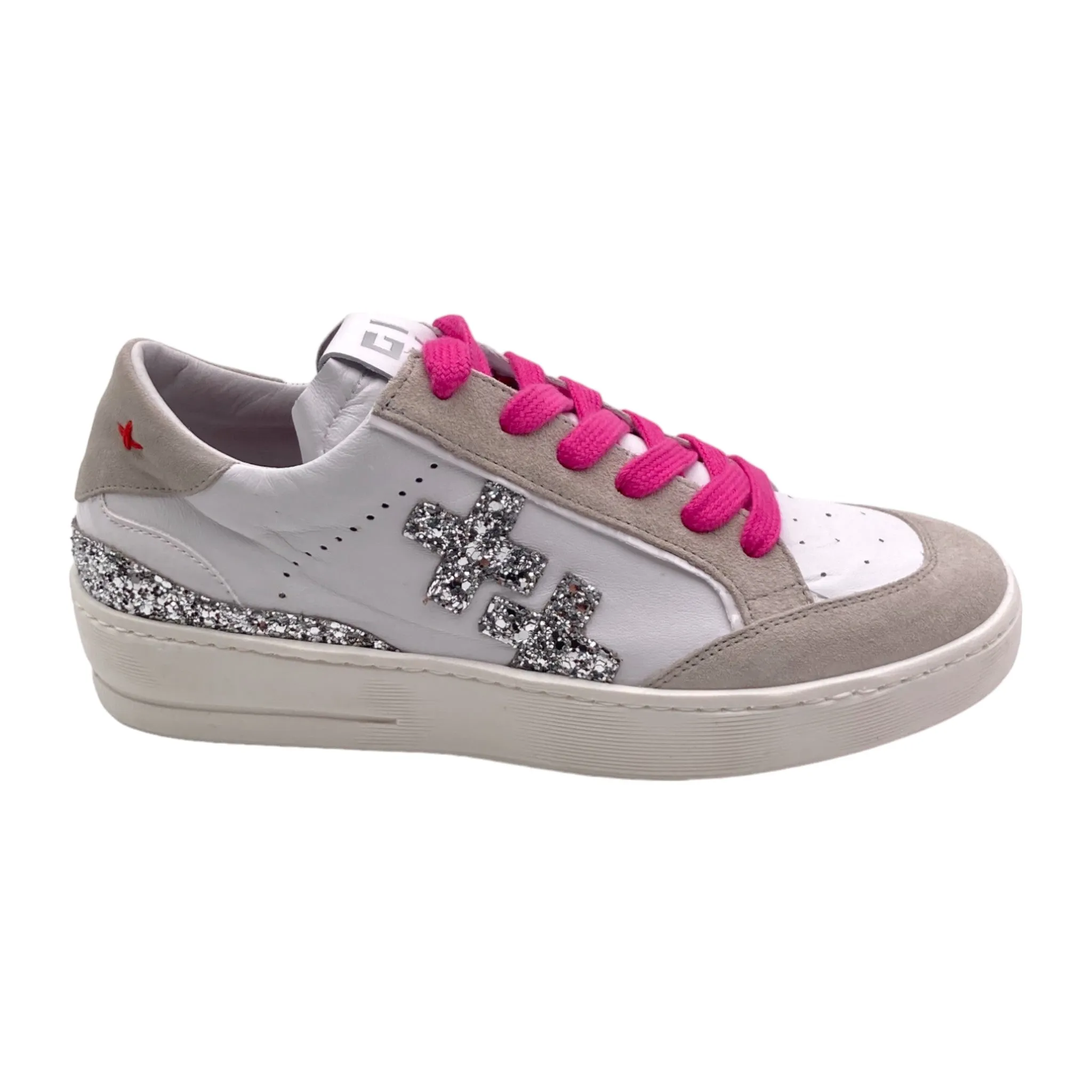 Sneaker Donna GIO+ VITTO05  combi argento