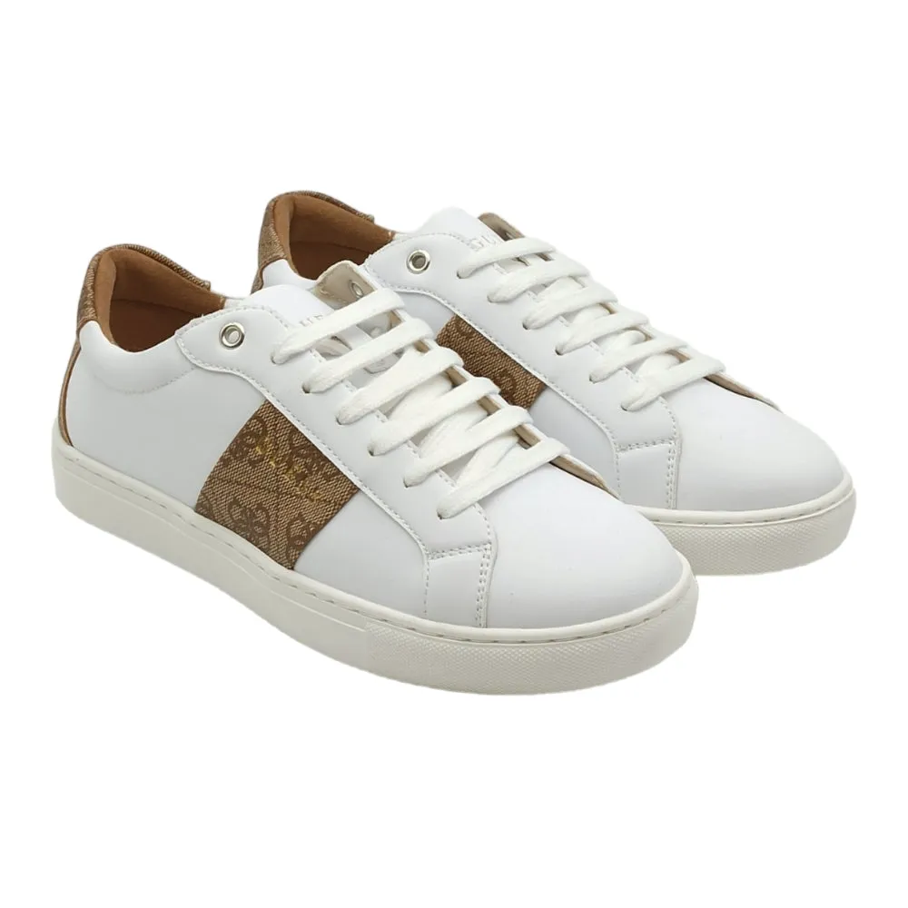 Sneaker donna Guess FL7TDOFAL12 WHITE BROWN