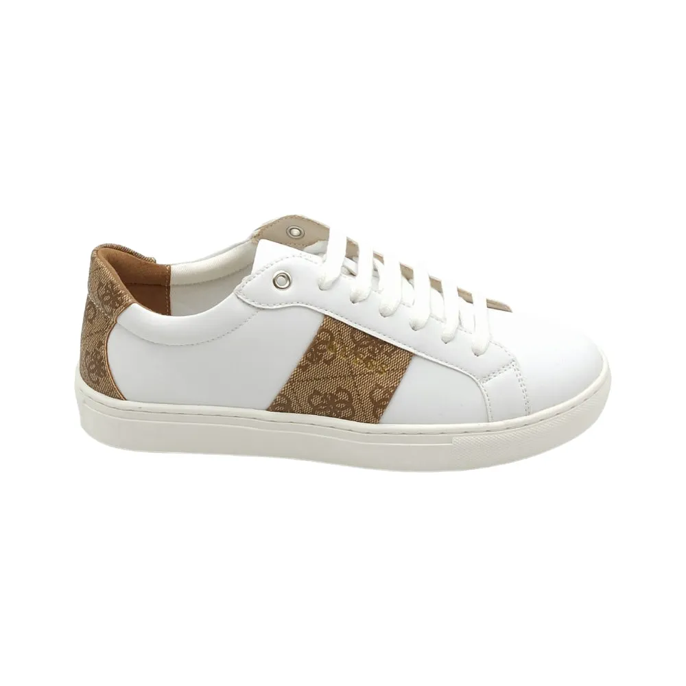 Sneaker donna Guess FL7TDOFAL12 WHITE BROWN