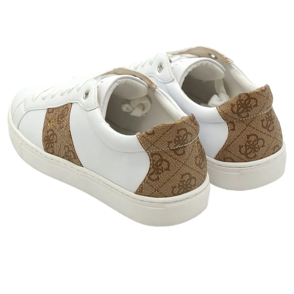 Sneaker donna Guess FL7TDOFAL12 WHITE BROWN