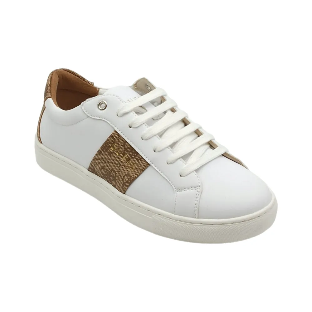 Sneaker donna Guess FL7TDOFAL12 WHITE BROWN