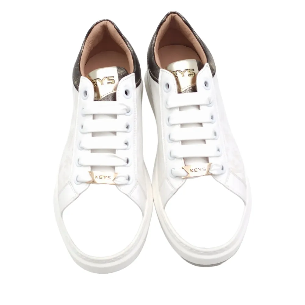 Sneaker Donna Keys K-8306 white/gold