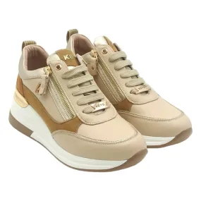 Sneaker donna Keys K 8326 crema gold