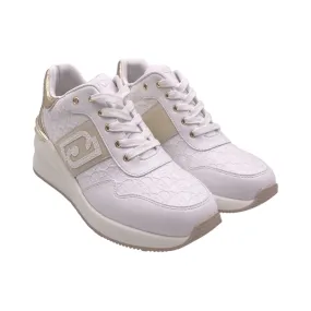 Sneaker Donna Liu Jo ALYSSA 16 calf leather embosse white