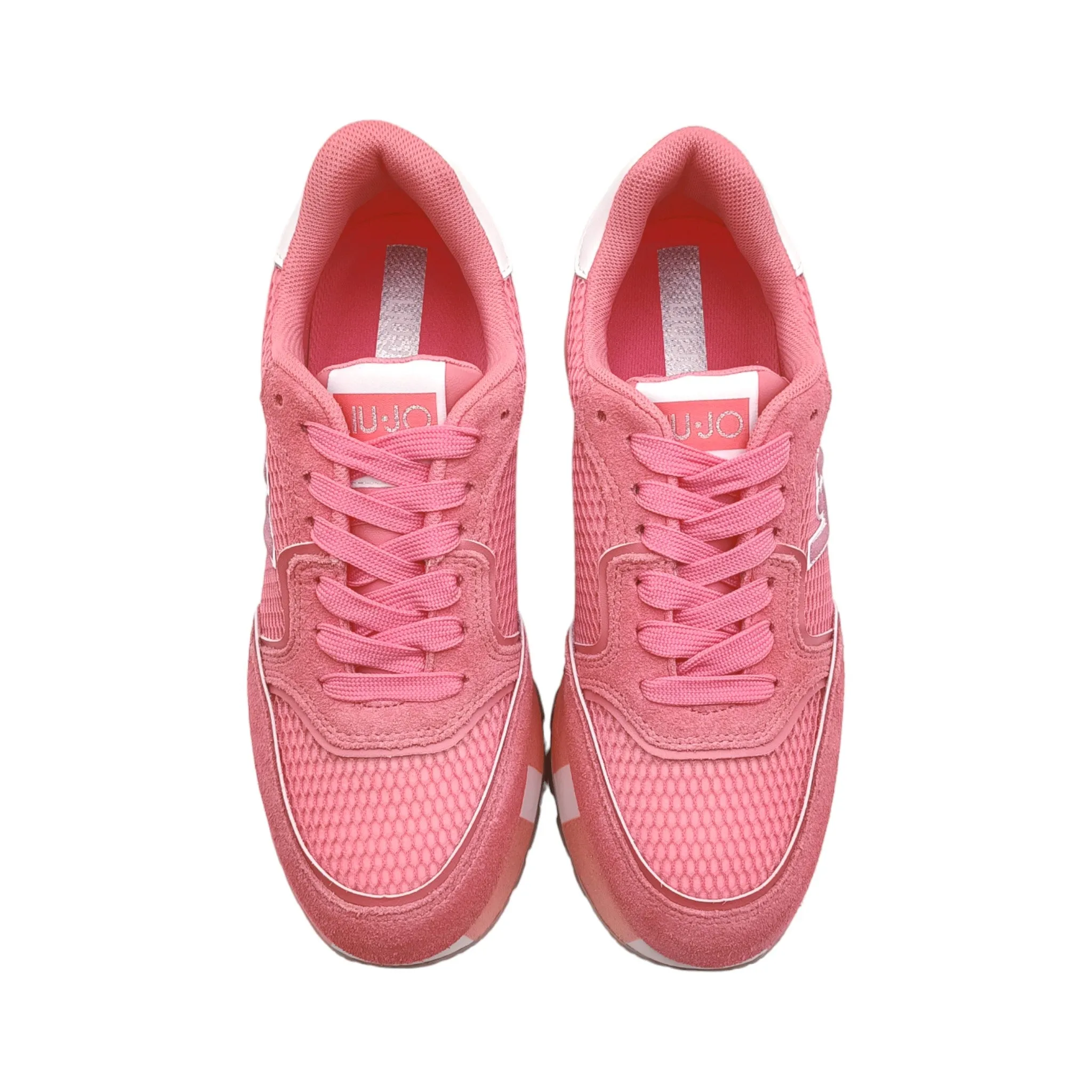 Sneaker Donna Liu Jo AMAZING 25 cow suede/net strawberry