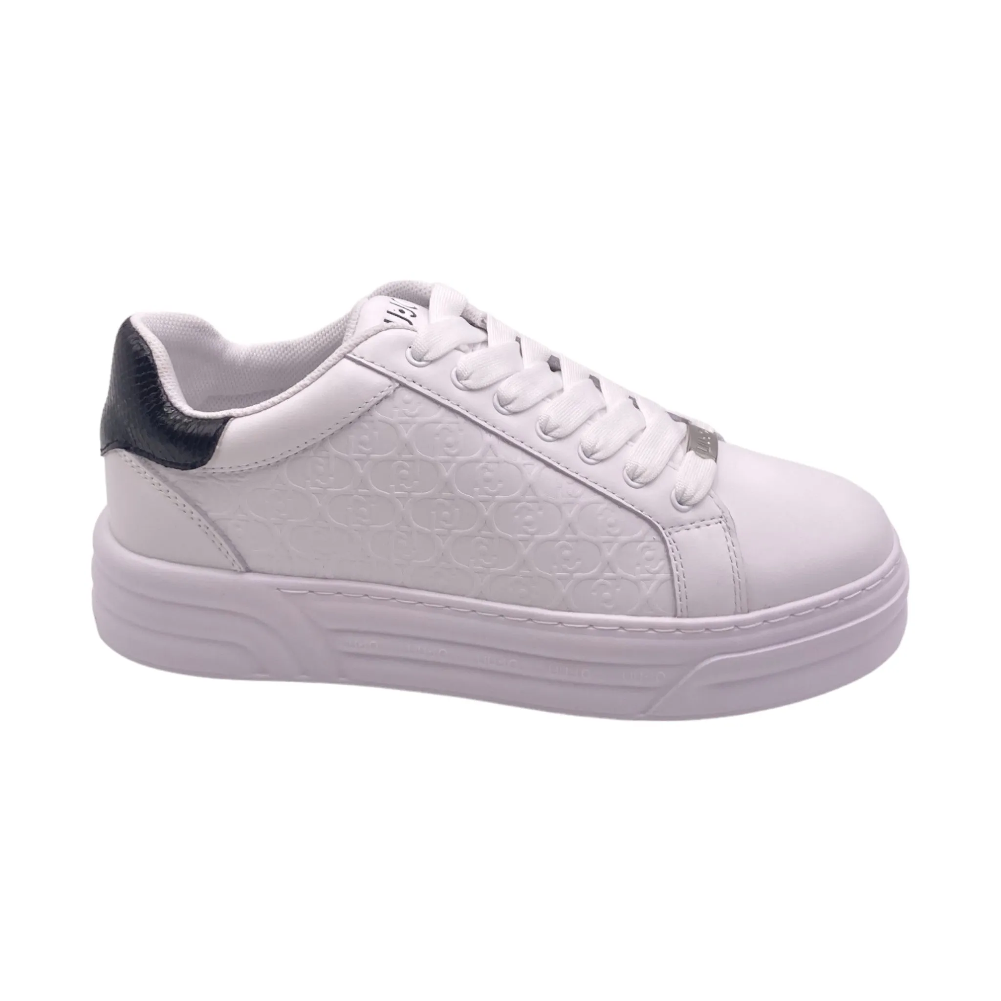 Sneaker Donna Liu jo CLEO 28 calf leather/embosse white