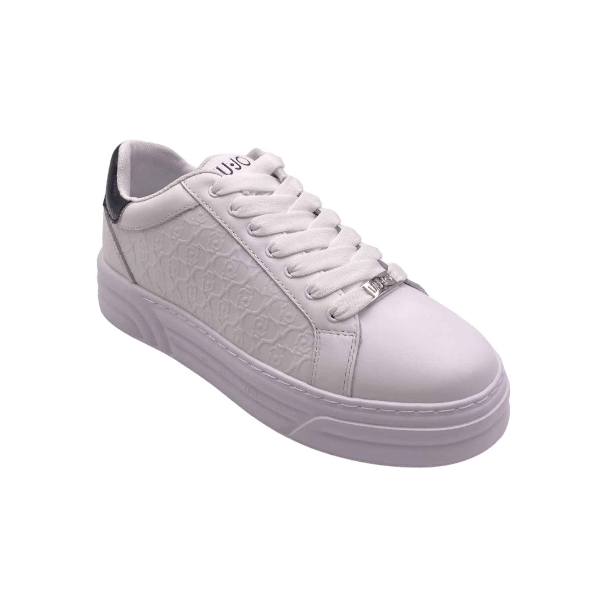 Sneaker Donna Liu jo CLEO 28 calf leather/embosse white