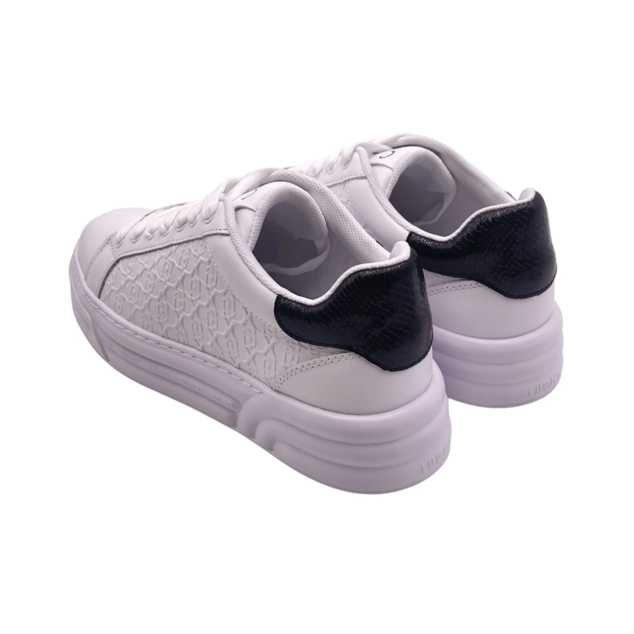 Sneaker Donna Liu jo CLEO 28 calf leather/embosse white