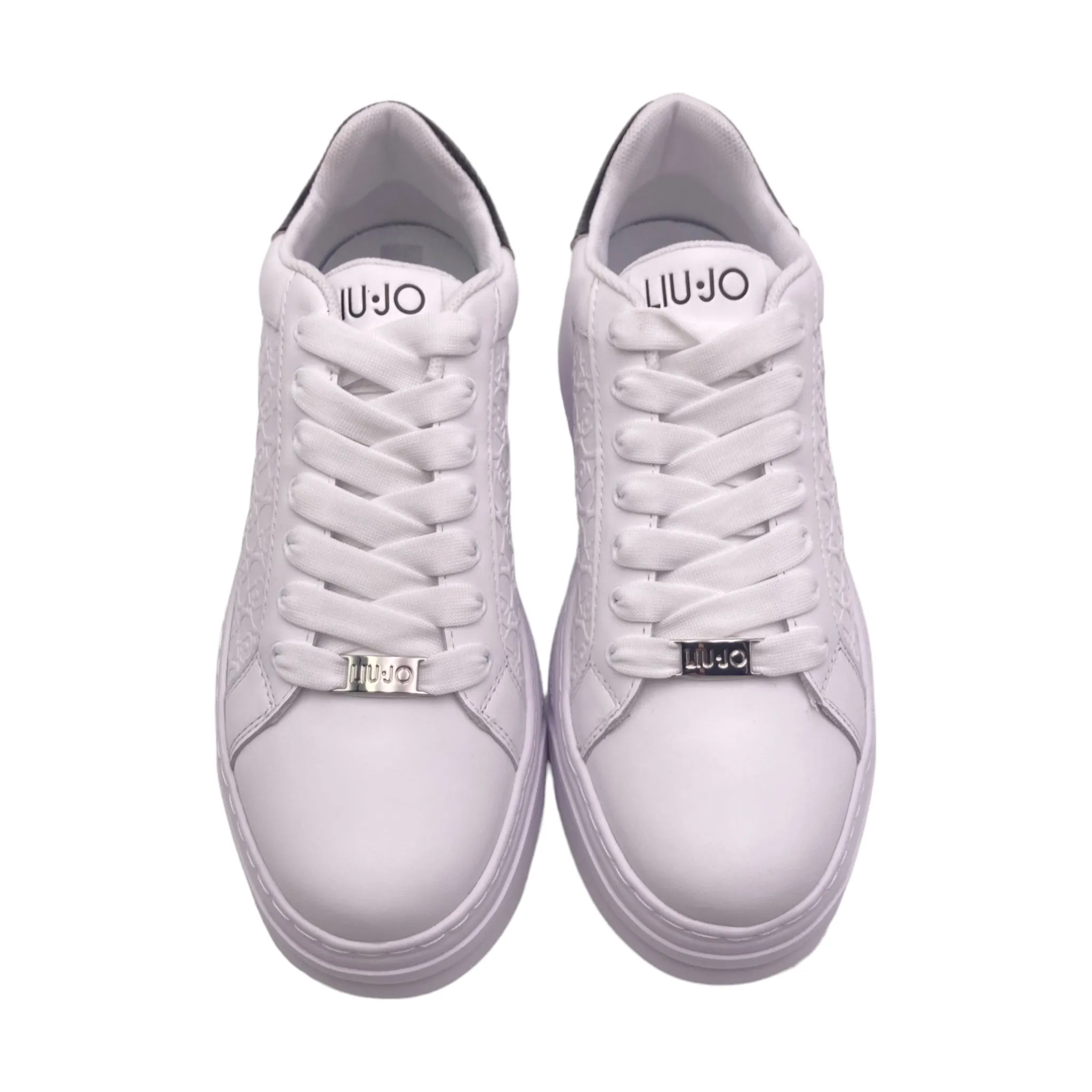 Sneaker Donna Liu jo CLEO 28 calf leather/embosse white