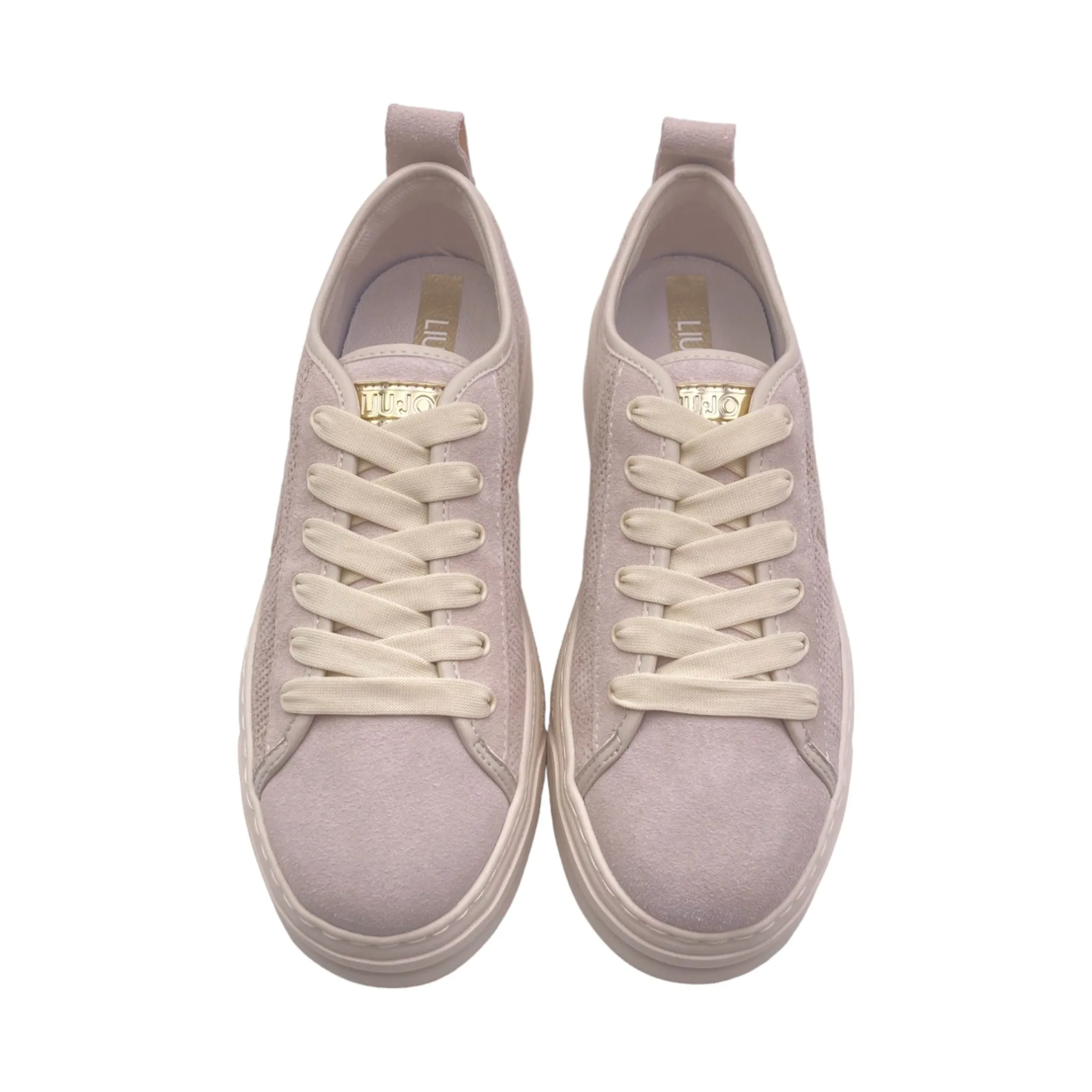 Sneaker Donna Liu Jo CLEO26 perforated cow suede egg