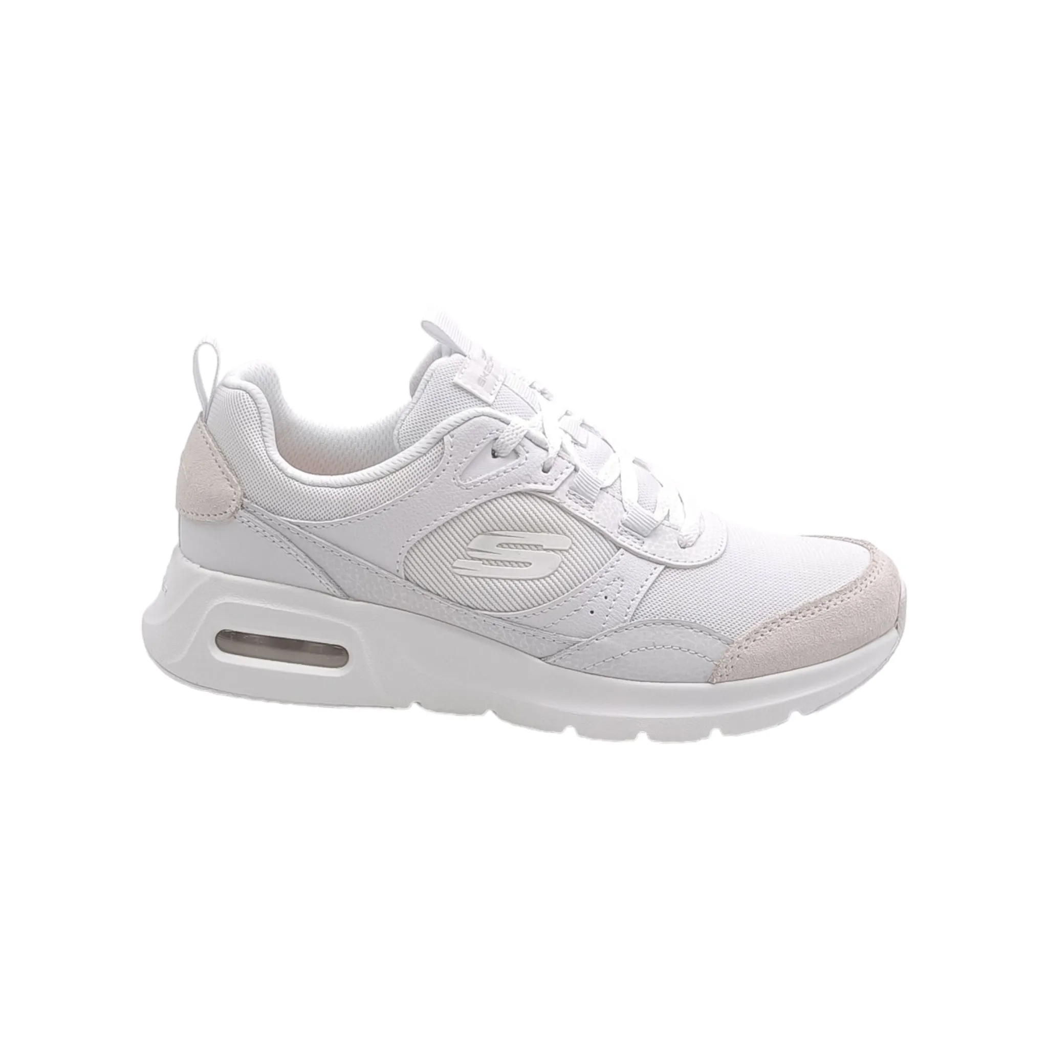 Sneaker Donna Skechers 150075 WHT skech air court retro avenue