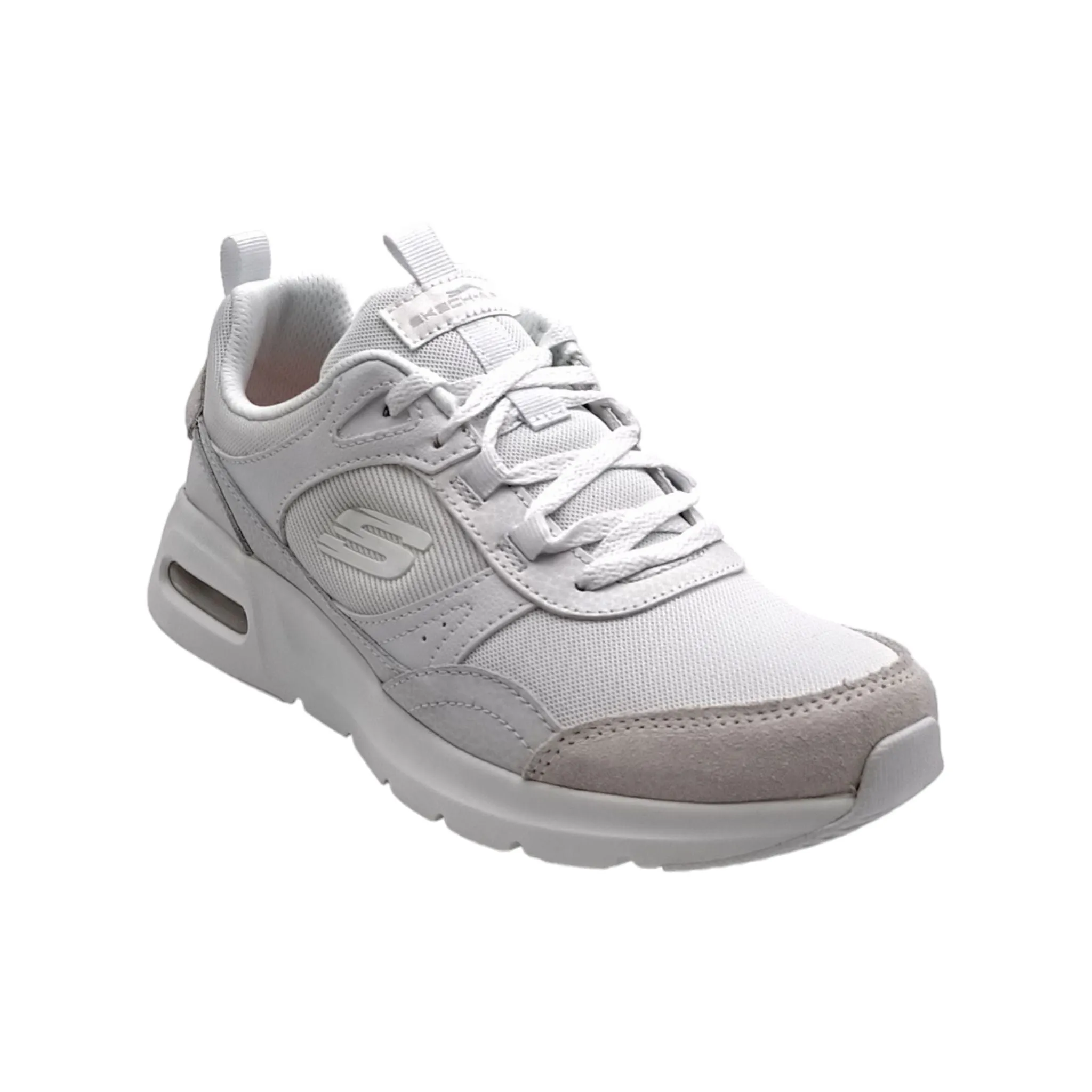 Sneaker Donna Skechers 150075 WHT skech air court retro avenue