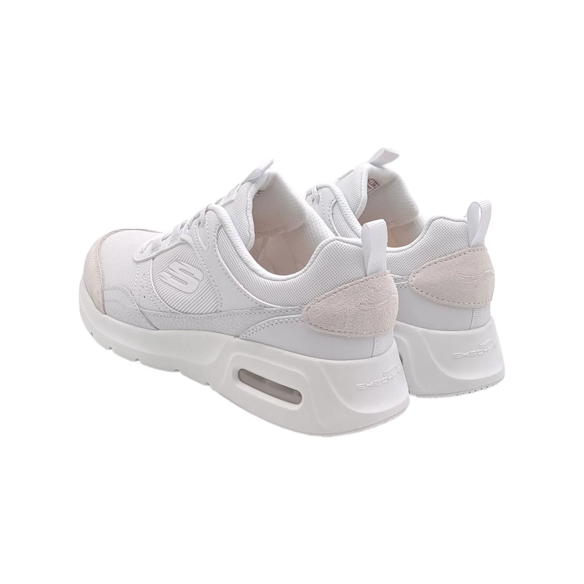 Sneaker Donna Skechers 150075 WHT skech air court retro avenue