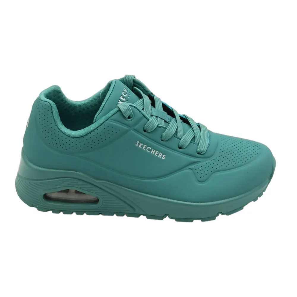 Sneaker donna SKECHERS 73690 UNO GOLDEN AIR TEAL