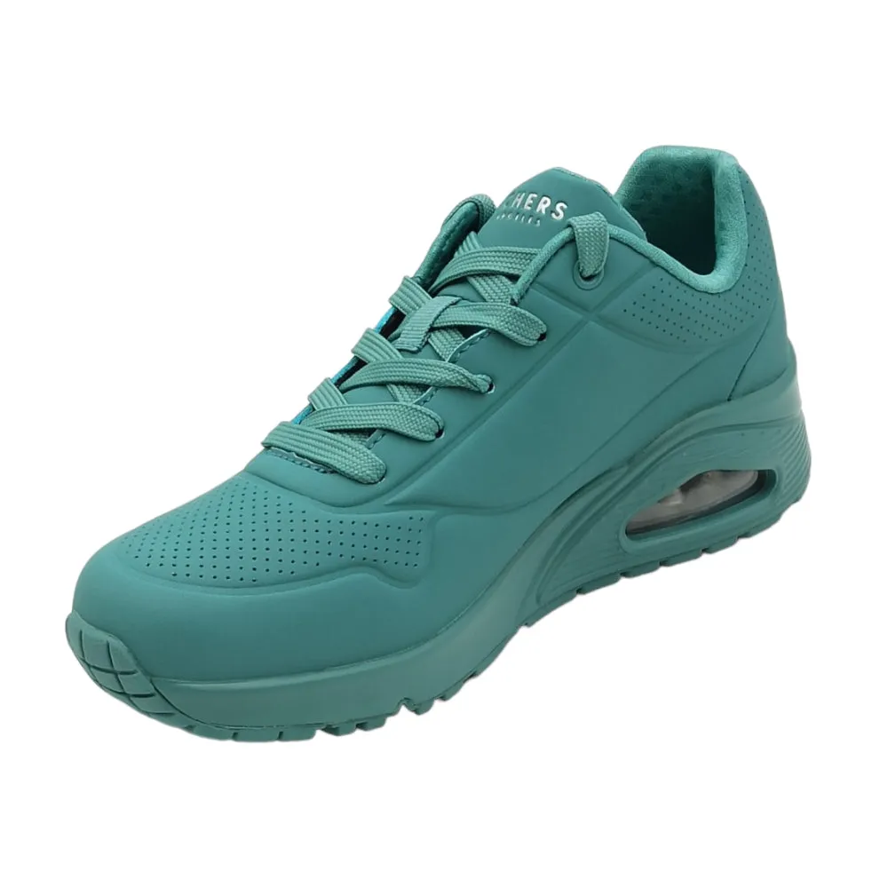 Sneaker donna SKECHERS 73690 UNO GOLDEN AIR TEAL