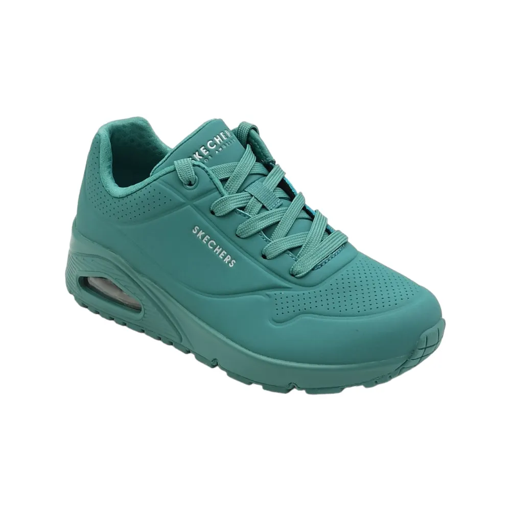 Sneaker donna SKECHERS 73690 UNO GOLDEN AIR TEAL