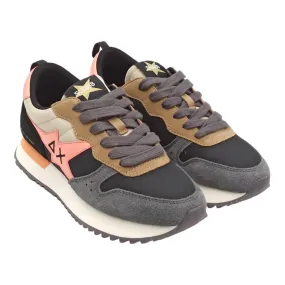 Sneaker donna SUN68 Z43209 STARGIRL MUTICOLOR nero beige