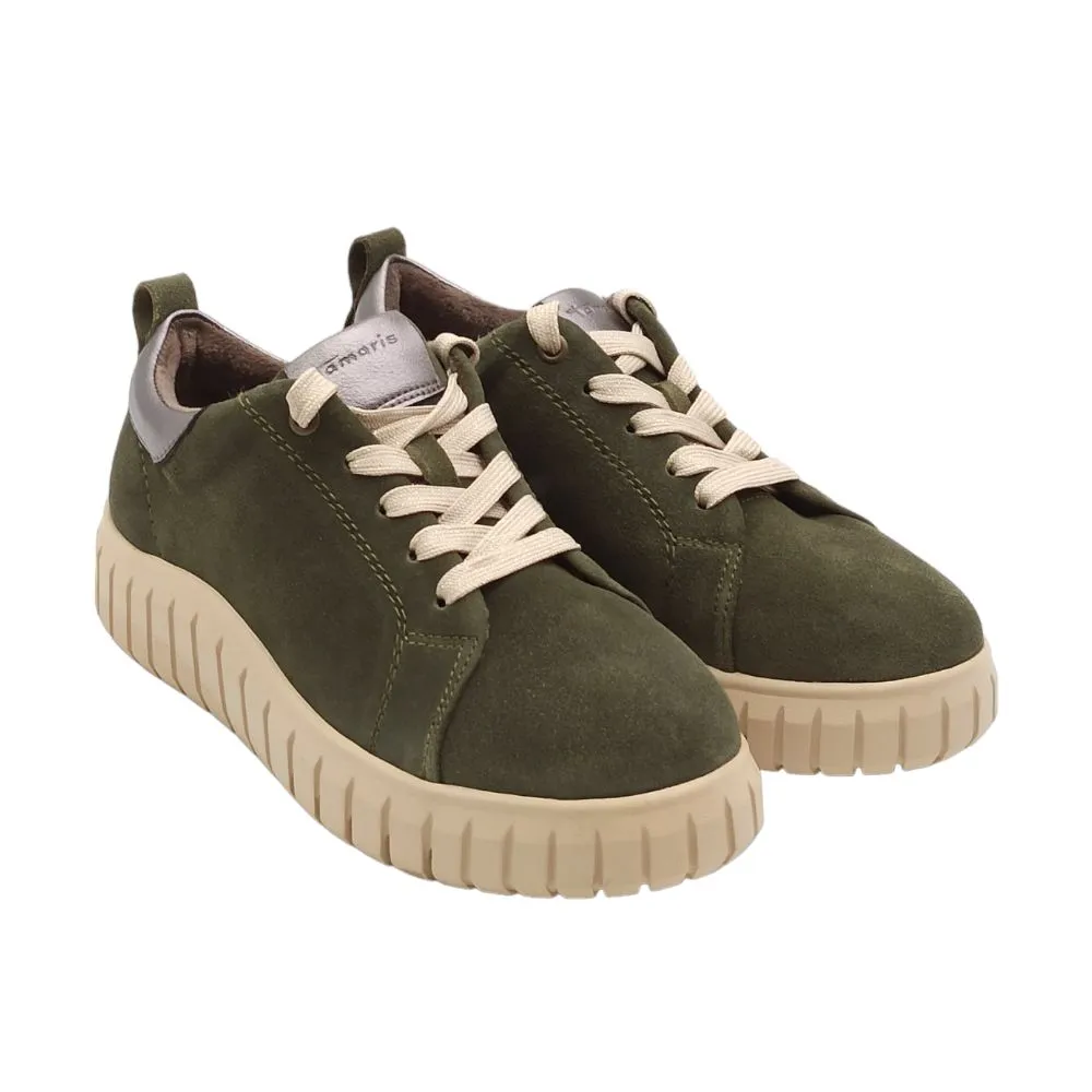 sneaker donna Tamaris 8-83721-47 718 KHAKI SUEDE