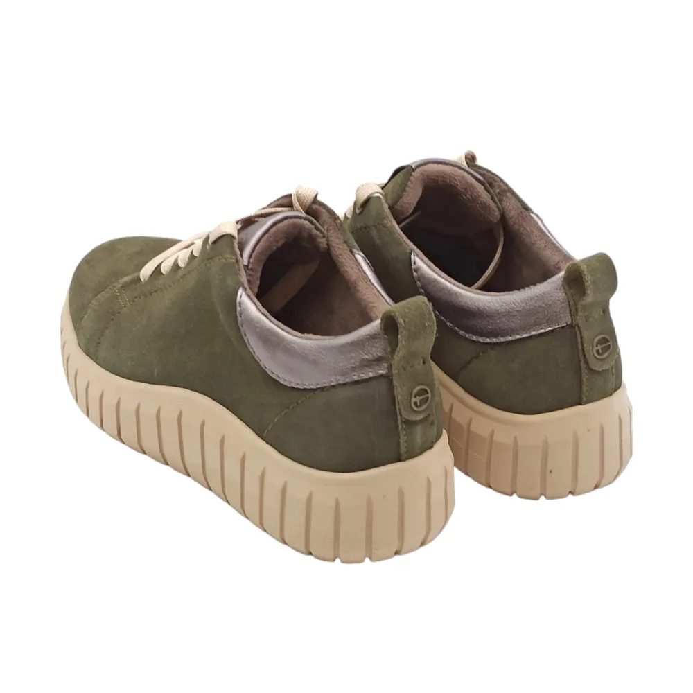 sneaker donna Tamaris 8-83721-47 718 KHAKI SUEDE