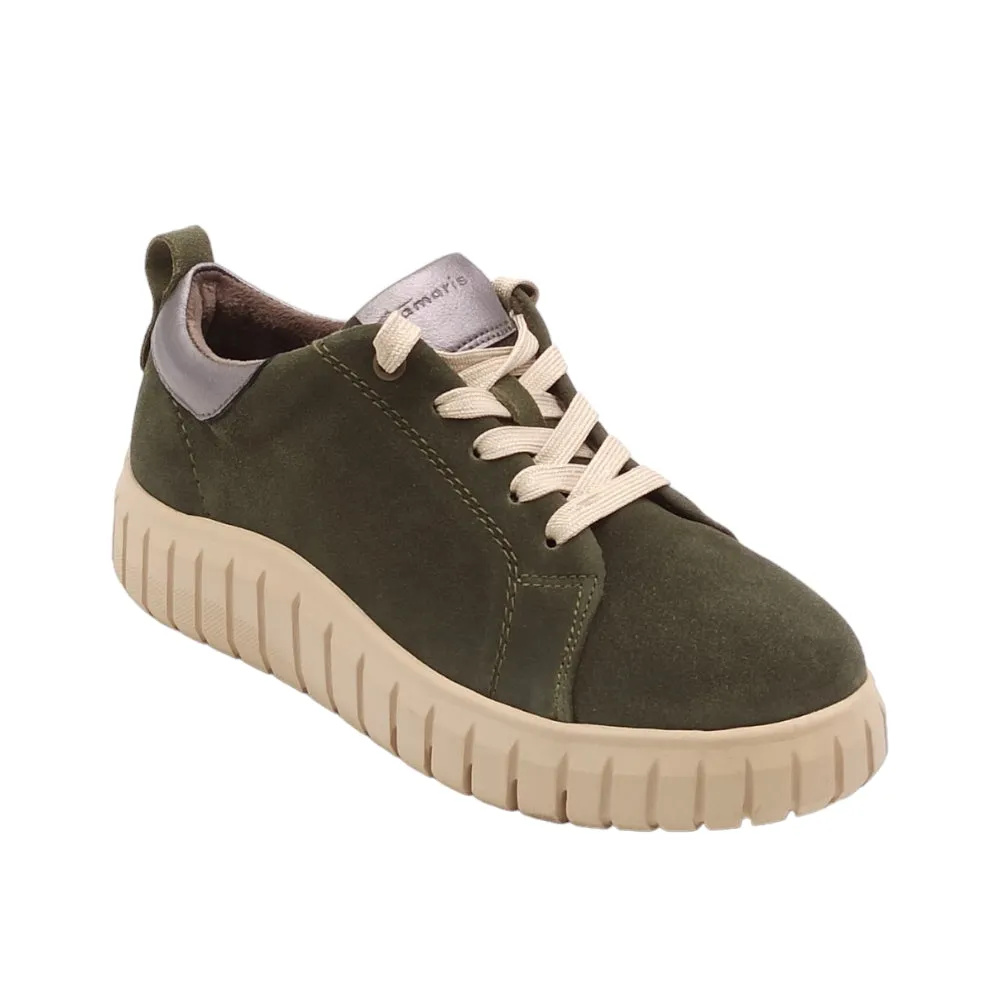 sneaker donna Tamaris 8-83721-47 718 KHAKI SUEDE