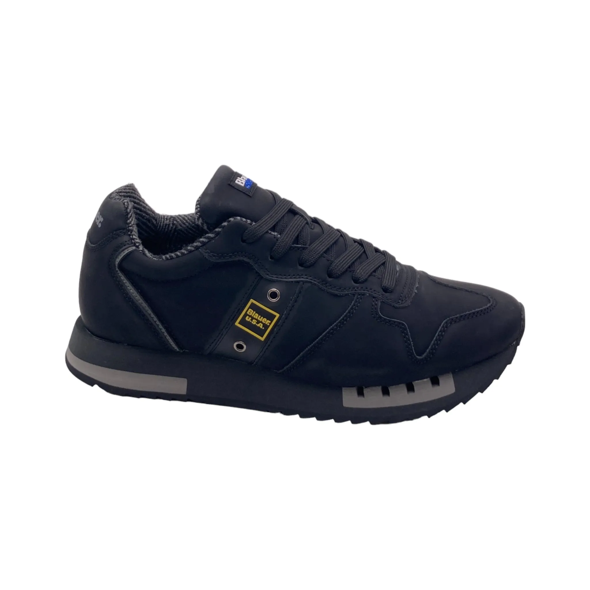 Sneaker Uomo F3QUEENS02/PUL /BLK man nabuck running queens