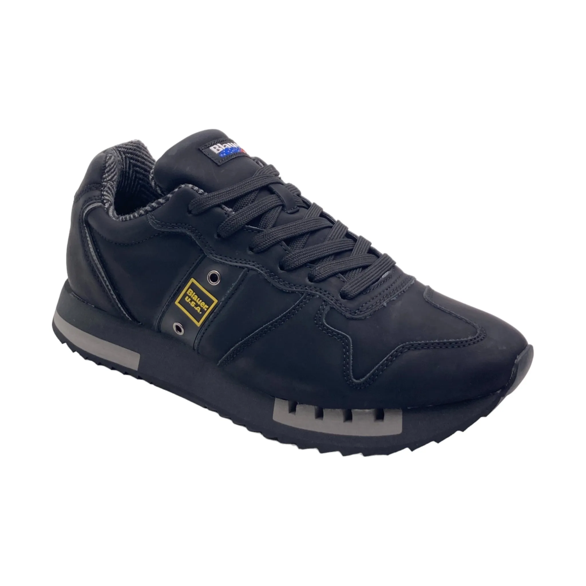 Sneaker Uomo F3QUEENS02/PUL /BLK man nabuck running queens