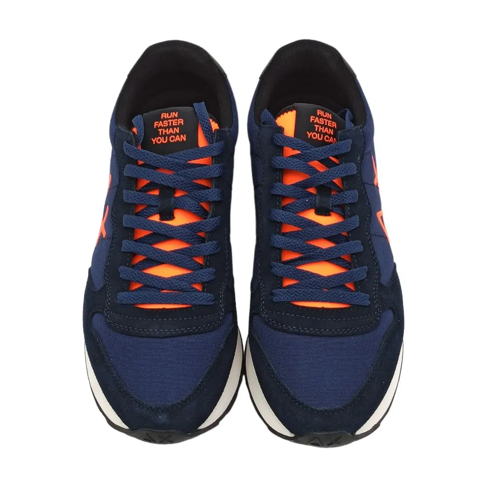 Sneaker uomo sun68 Z43102 tom solid fluo navy blu