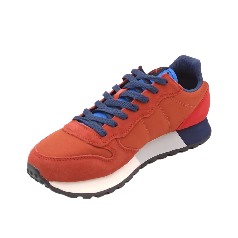 Sneaker uomo sun68 Z43113 Jaki basic rust