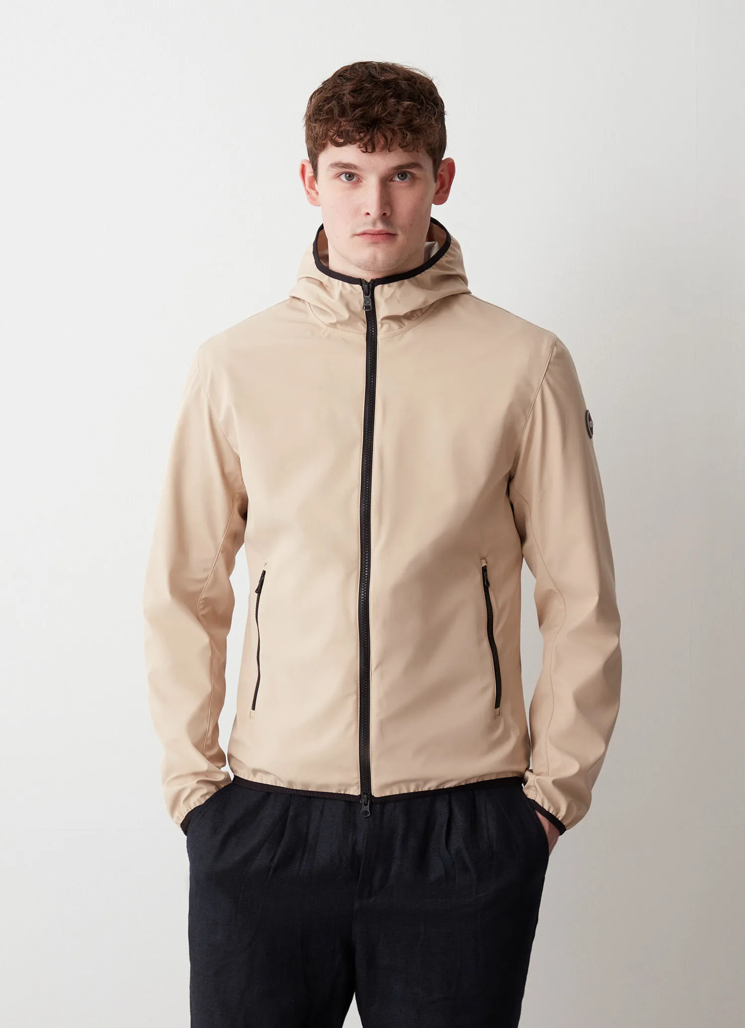 Softshell hooded jacket