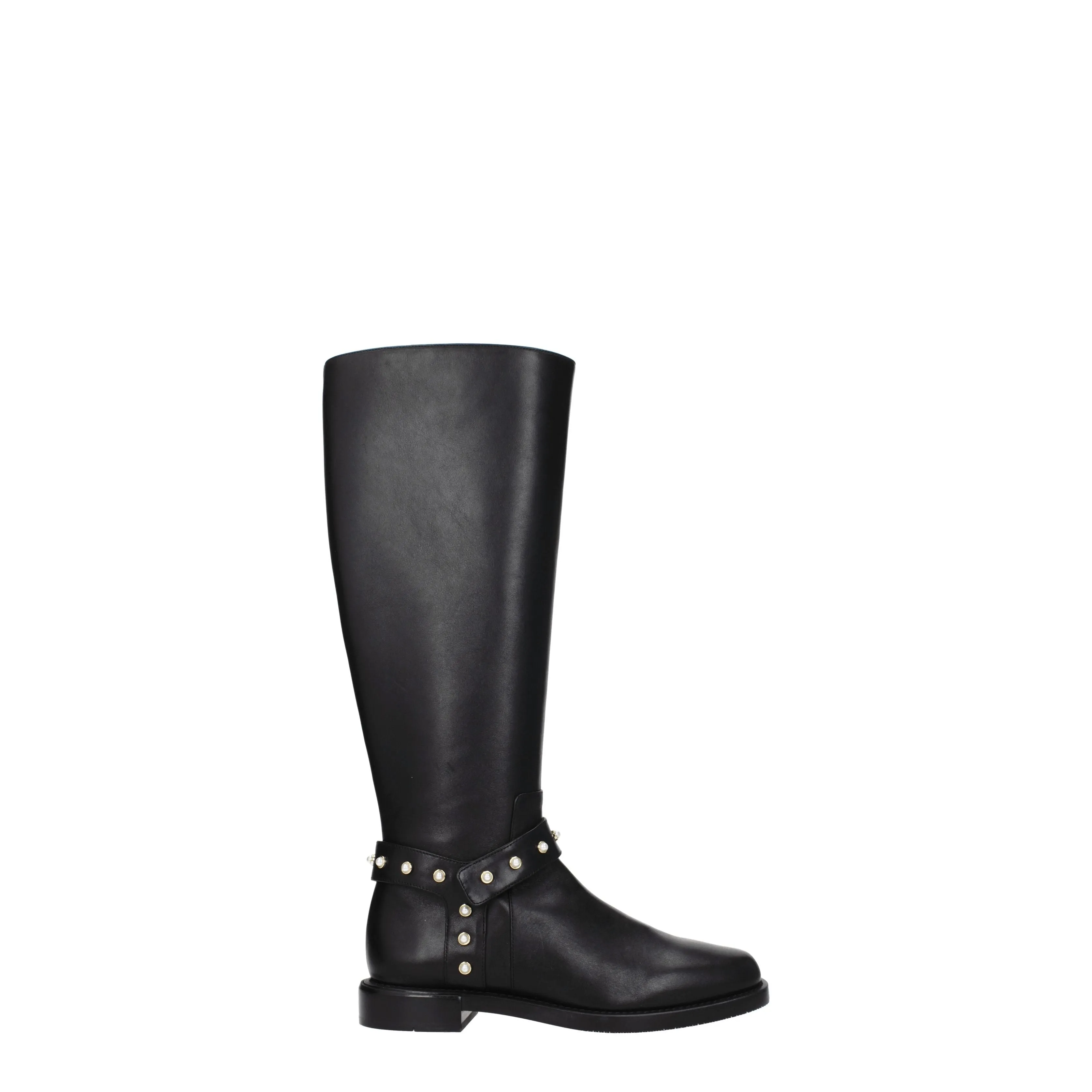 Stuart Weitzman Stivali Pearl moto Donna Pelle Nero