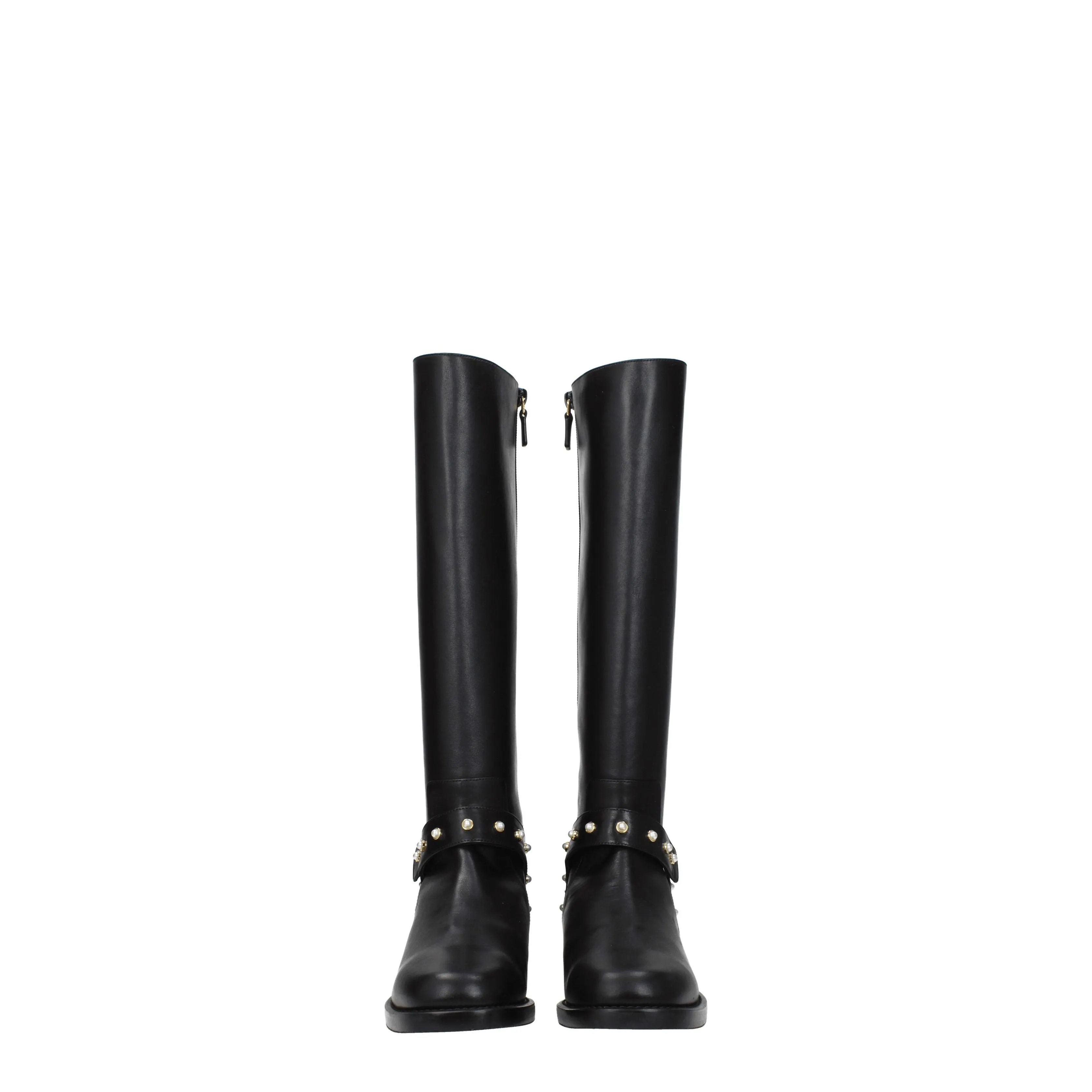 Stuart Weitzman Stivali Pearl moto Donna Pelle Nero