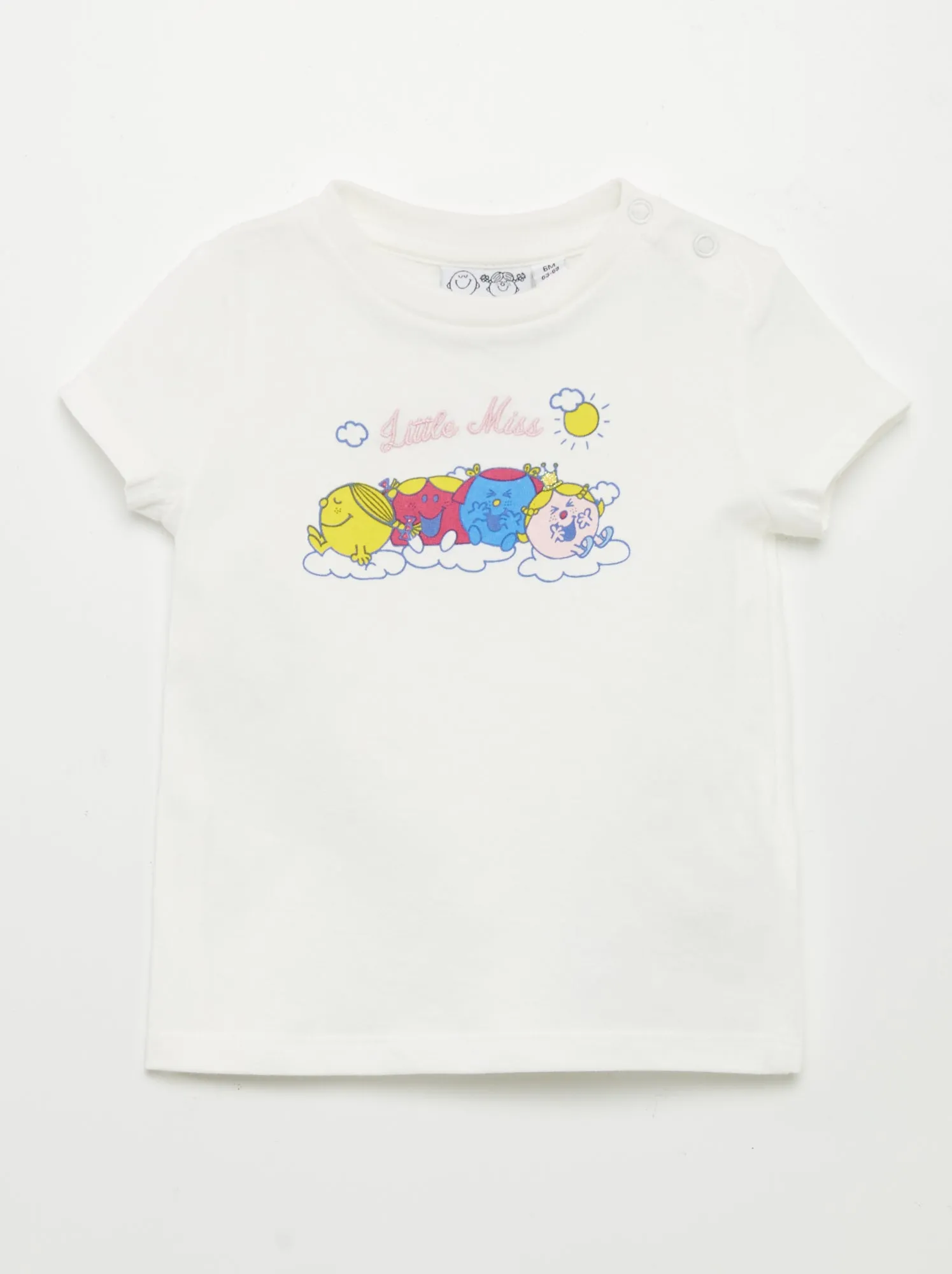 T-shirt con stampa 'Monsieur Madame' - BIANCO