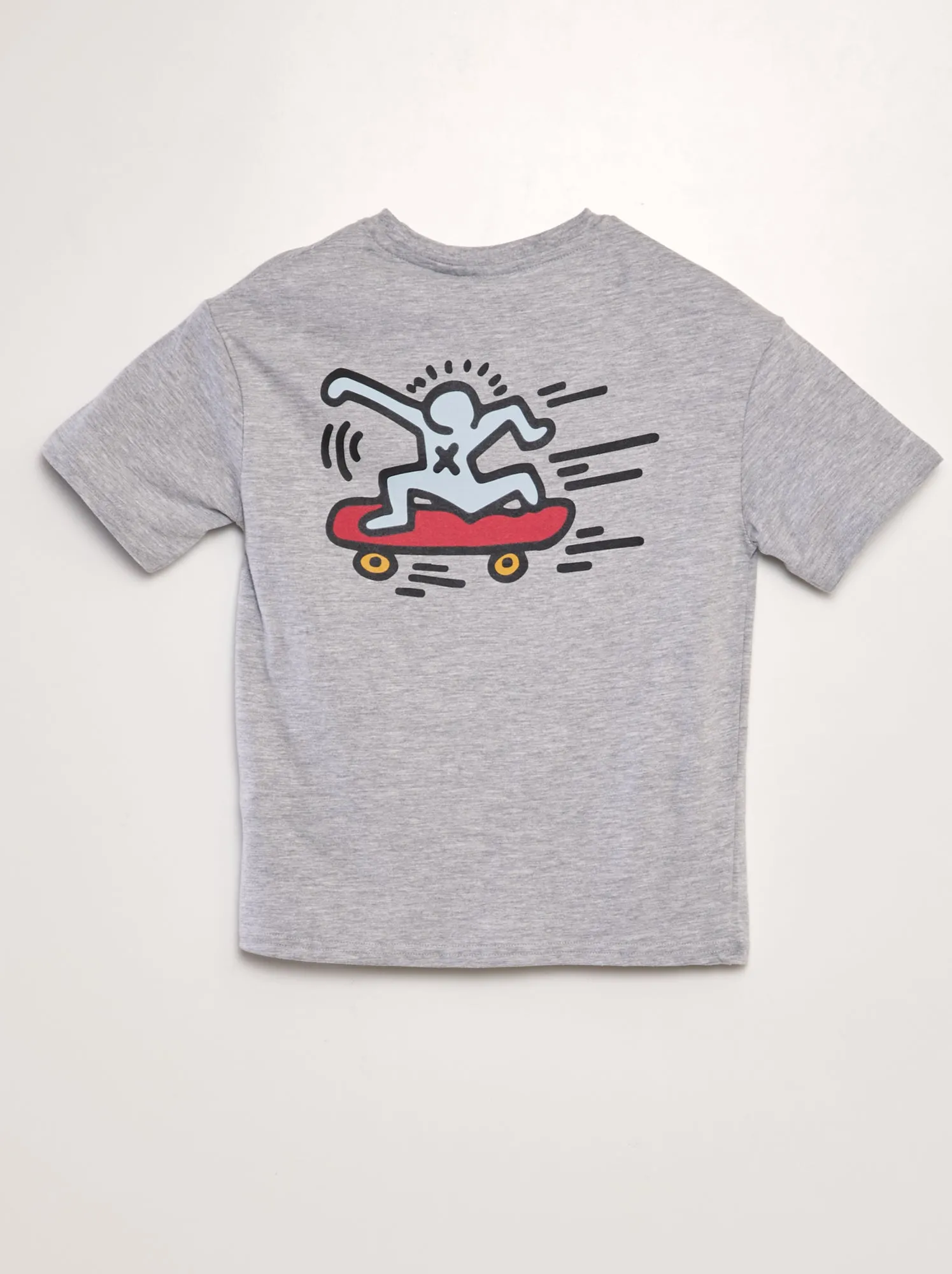 T-shirt 'Keith Haring' con scollo tondo - GRIGIO