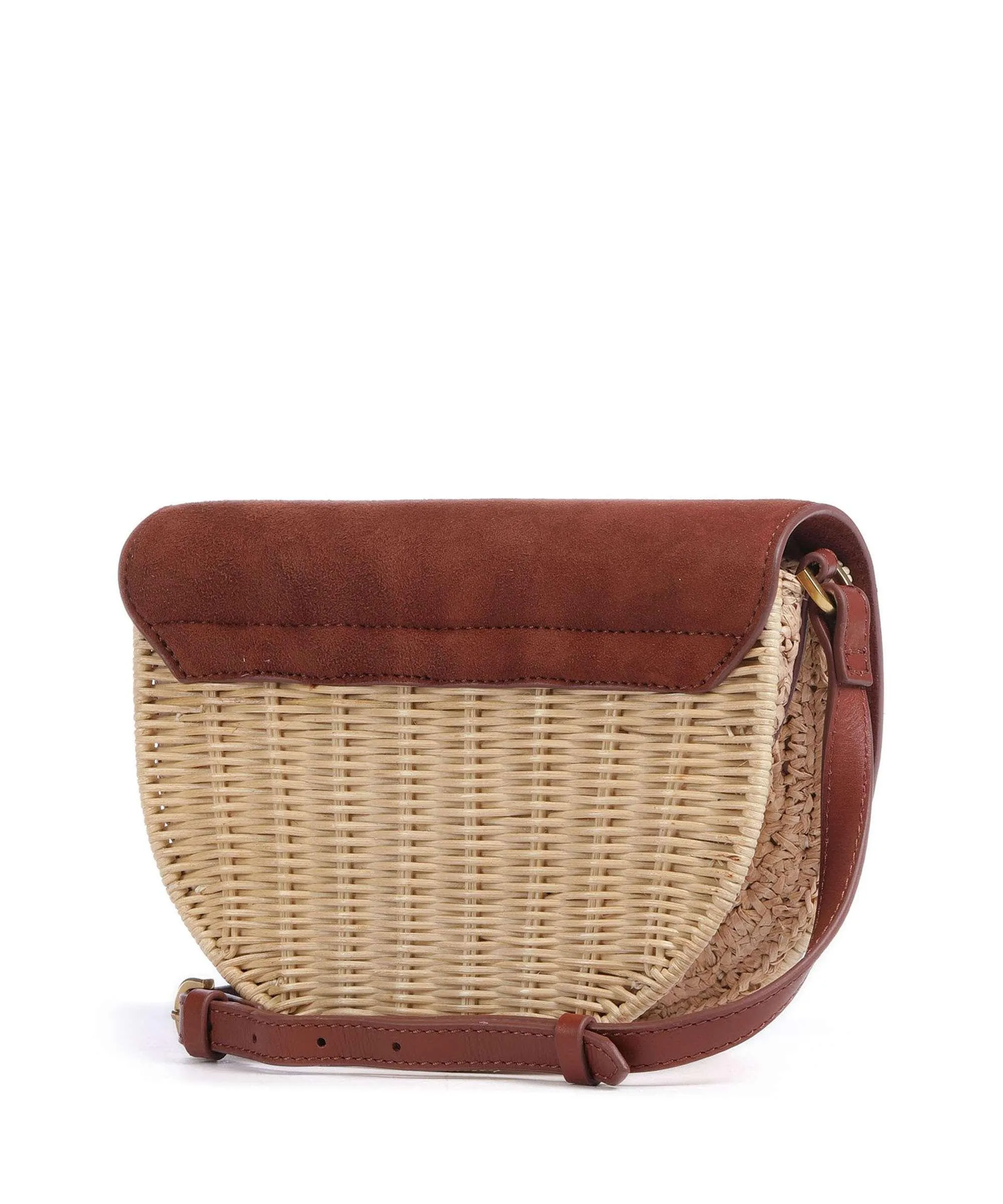  Ted Baker Oxfordd Borsa a tracolla rattan, carta, pelle bovina ruvida marrone/beige  