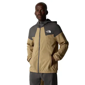 The North Face giacca a vento con cappuccia da uomo Track NF0A87J2WQO sabbia-antracite