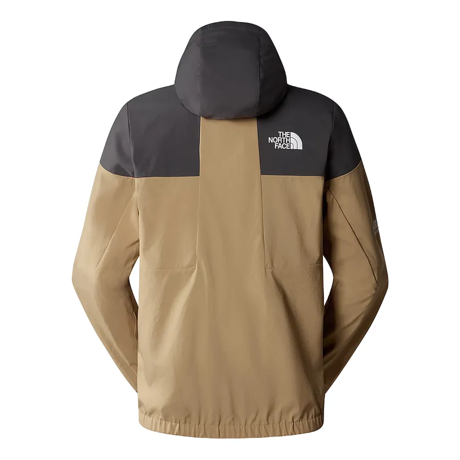 The North Face giacca a vento con cappuccia da uomo Track NF0A87J2WQO sabbia-antracite