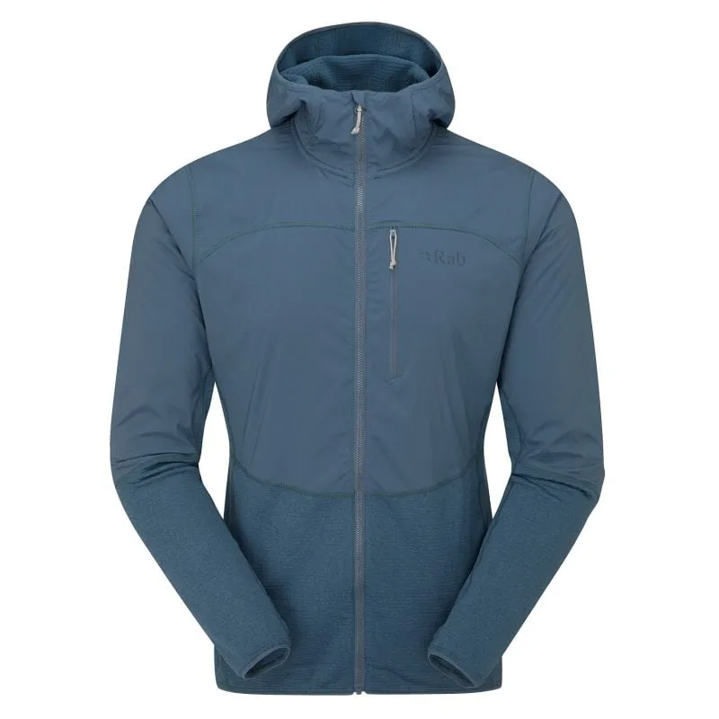 Uomo Rab Ascendor Summit Hoody FZ (Orion Blue) giacca leggera